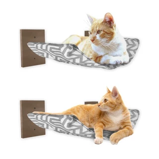 02 Redinhas para gatos com tecido impermeável e lavável mdf 18mm