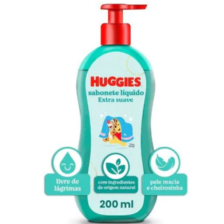Sabonete Líquido Huggies - Extra Suave/Camomila - 200ML