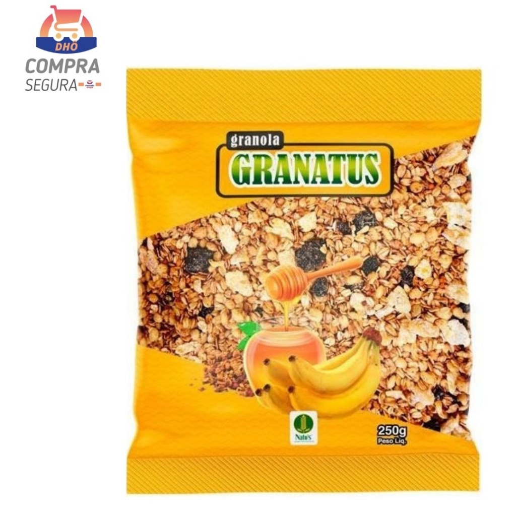 Granola Granatus Banana E Mel 250g | Shopee Brasil