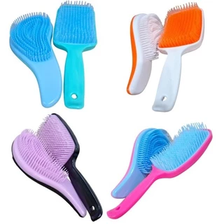 Kit Escova Cabelo Raquete + Escova Mágica Desembaraçadora