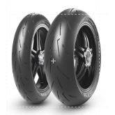 Par Pneus Moto Pirelli Diablo Rosso IV Corsa 120/70-17 TL + 190/55