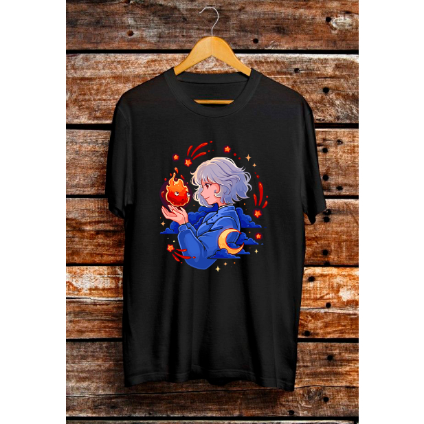 Camiseta e baby look Studio Ghibli -Castelo Animado Sophie