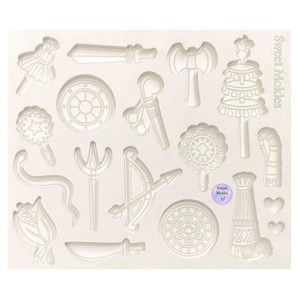 Molde de silicone Paramentas de Orixás