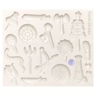 Molde de silicone Paramentas de Orixás