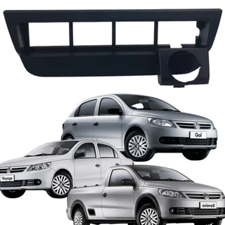 Moldura Suporte Dos Botões Console Volksvawen Gol Voyage Saveiro G5 2009 2010 2011 2012