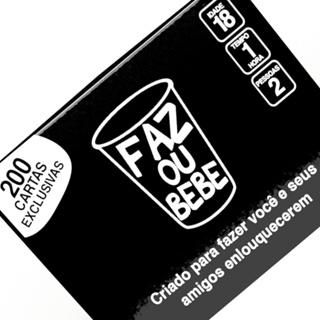 Jogo De Beber Cala A Boca E Bebe Logo! Drink Game Buro