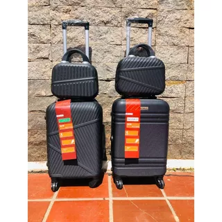 Kit 2 malas+Frasqueira nécessaire para bagagem de mão (Bordo)