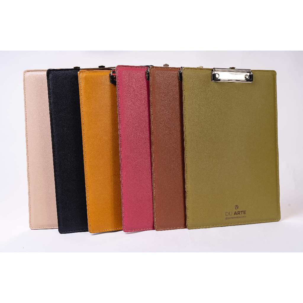 Prancheta Para Escritório A4 / Oficio Couro Sintético Elegante