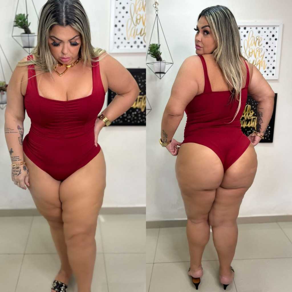 Body Bory Feminino Tamanho Grande Plus Size Suplex Premium Ombro a