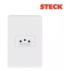 Conjunto De Tomada 2p+t 10a e 20a Horizontal - Stella - Steck