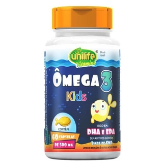 
Ômega 3 Kids 500mg 60 Cápsulas Unilife

