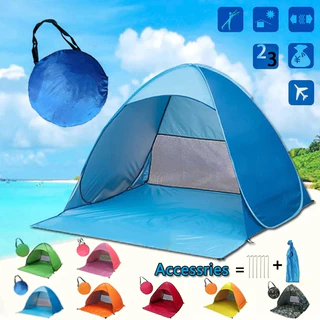 Tenda Pop Up instantânea automática, Barraca potável de praia, Sun Shelter leve, Proteção UV, Camping, Pesca, ao ar livre