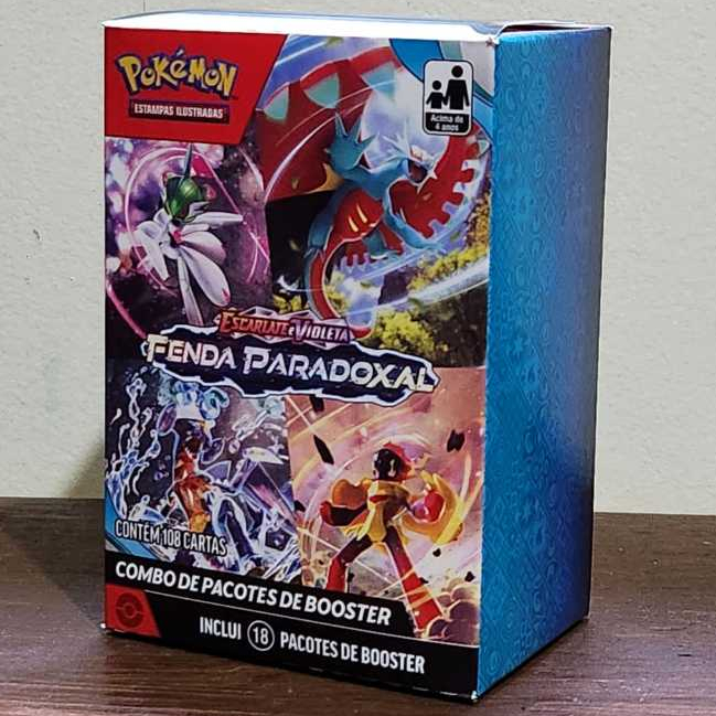 Mini Display Booster Pokemon Fenda Paradoxal (18 Boosters)