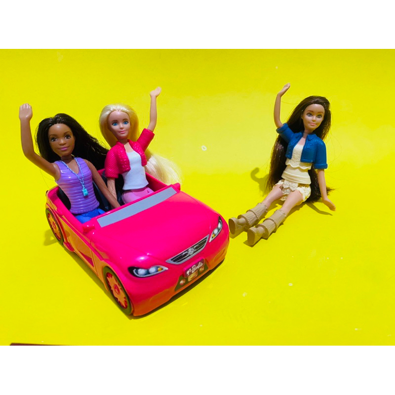 Carro da Barbie Veículo Elétrico Roxo Dois lugares Pluge Teto