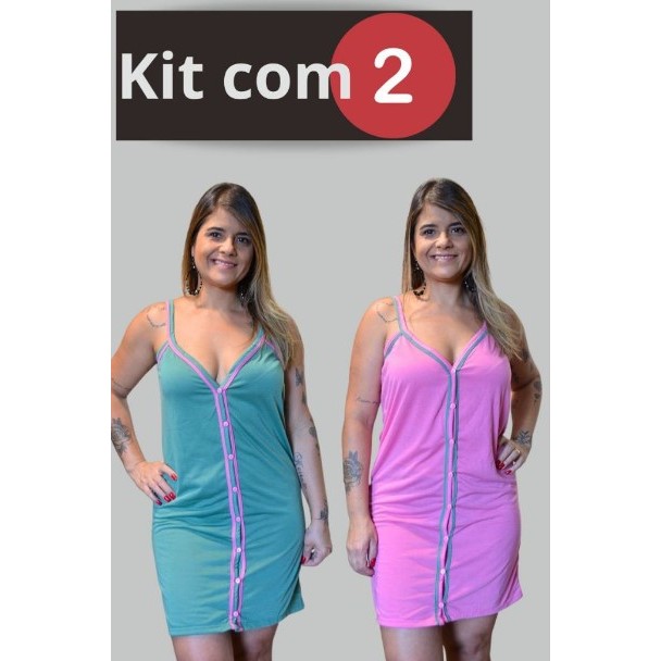 KIT 2 MACACÕES CIRÚRGICO SHAPEWEAR + VESTIDO PÓS-CIRÚRGICO