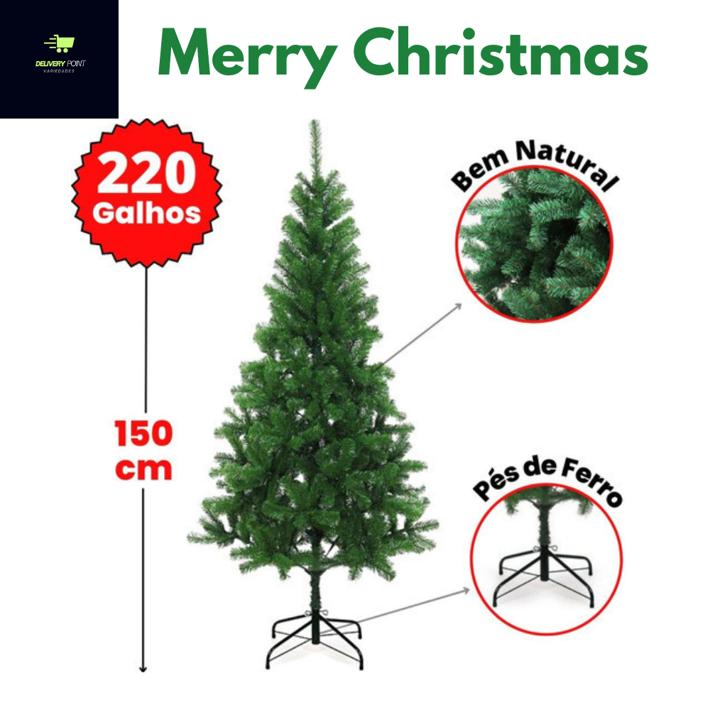 Arvore de Natal 150 cm / 220 Galhos