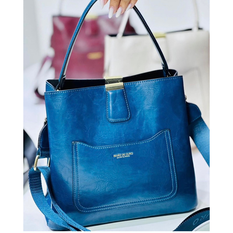 pavão de ouro bolsa feminina transversal lançamento alça colorido Existem cores únicas e mistura de duas cores bolsa de moda