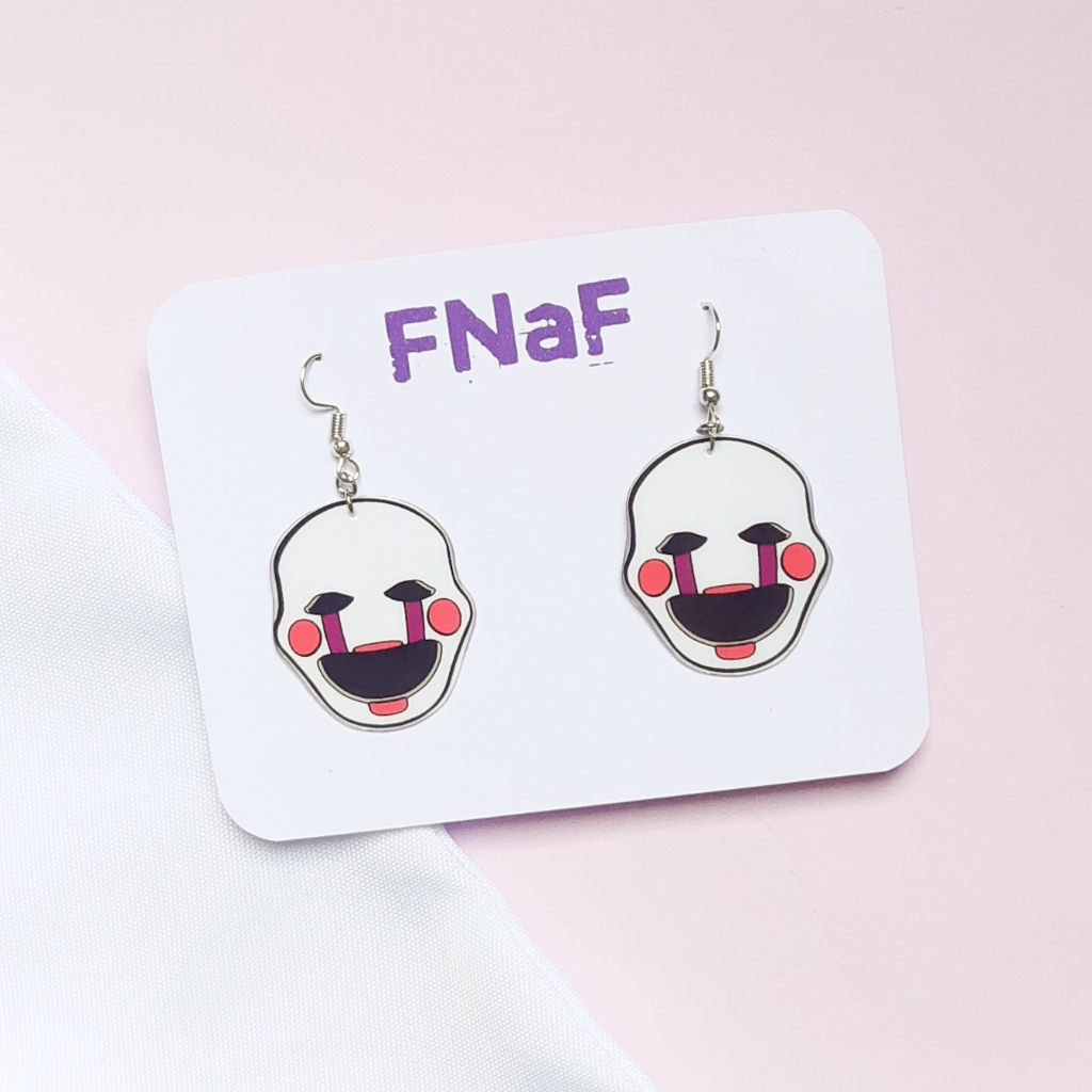 FNaF Foxy Earrings Perler (Five Nights at Freddy's Movie Cosplay