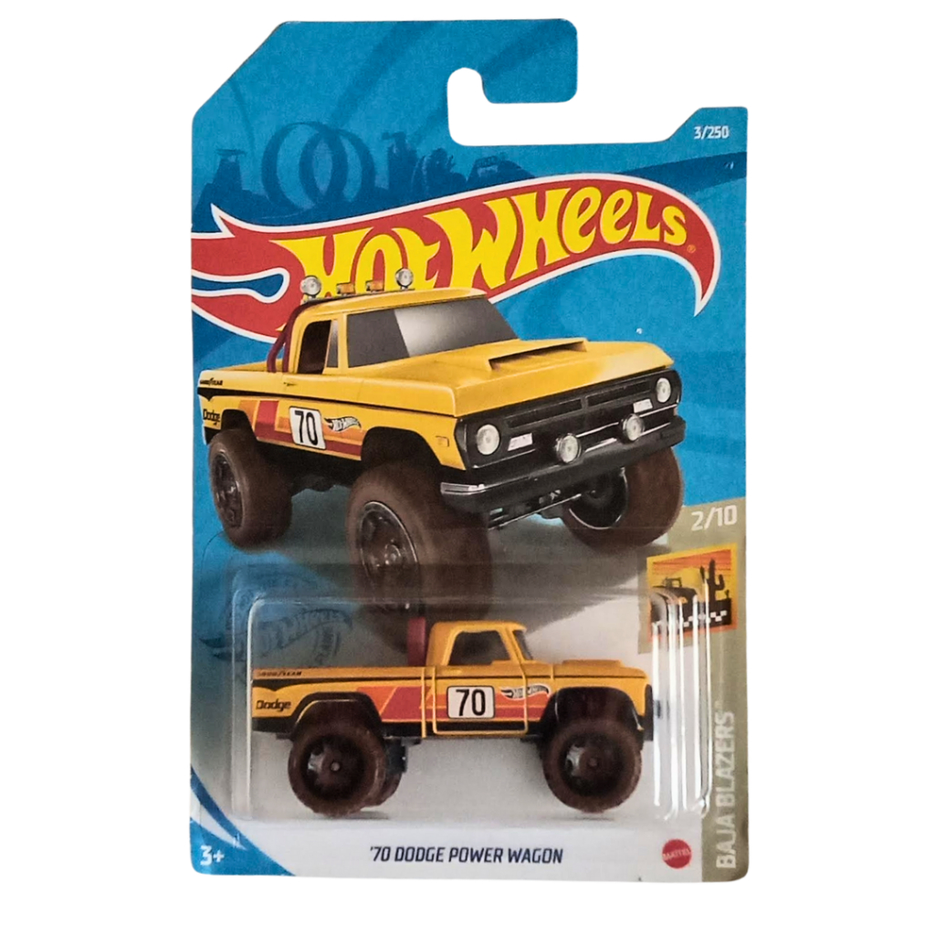 Hot Wheels 70 Dodge Power Wagon (Amarela) Baja Blazers