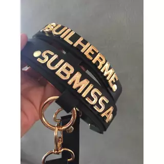 Coleira BDSM FETICHE Personalizada