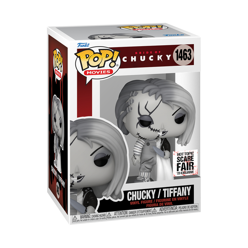 Funko Pop Chucky Tiffany 1463 Hot Topic Scare Fair Shopee Brasil