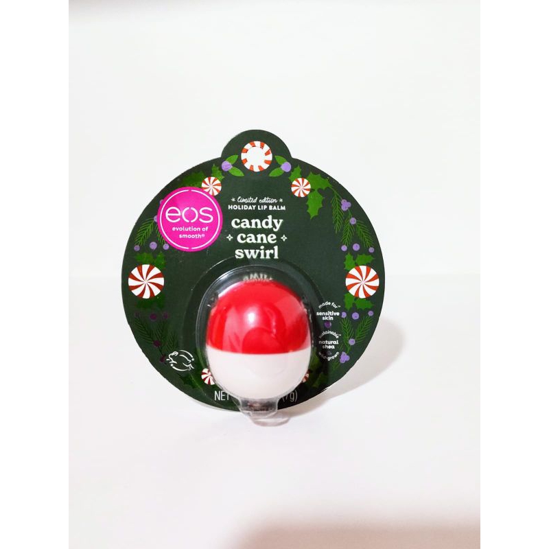 Eos Hidratante Labial Candy Cane Edição Natal | Shopee Brasil