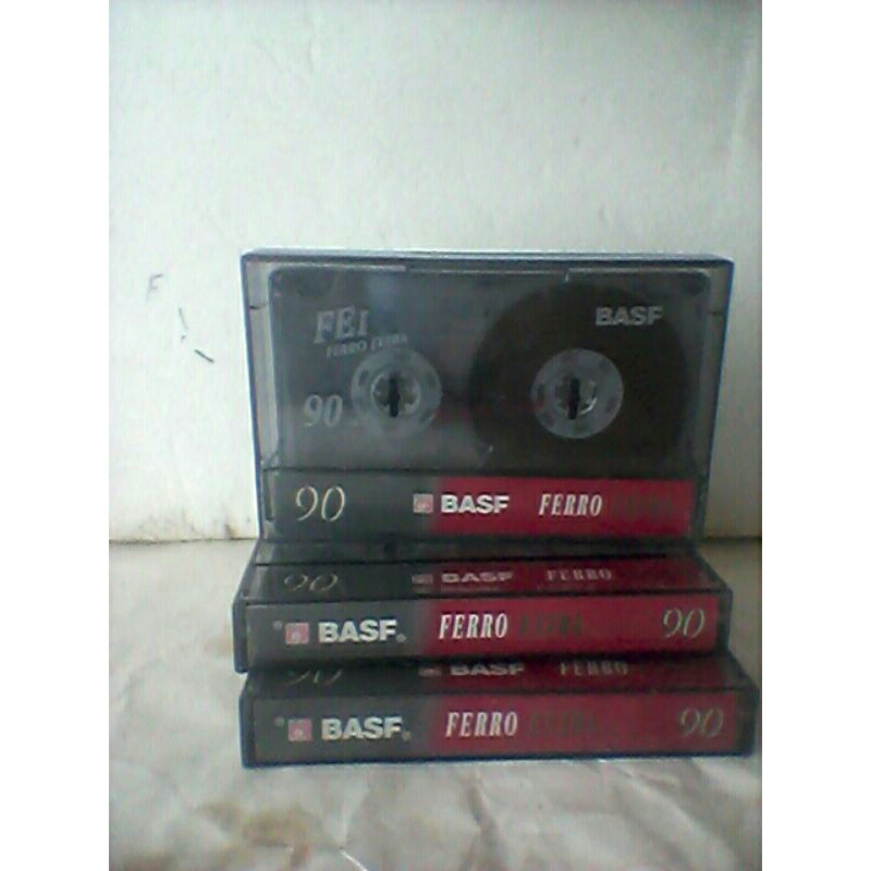 CASSETTE AUDIO K7 TAPE/ 1 CASSETTE VIERGE BASF FERRO EXTRA I 90 MINUTES NEUF (3