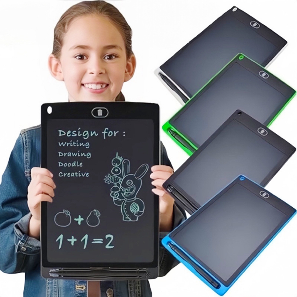 Lousa Mágica Tela Lcd Tablet Infantil De Escrever E Desenhar 8/10/12 Polegadas