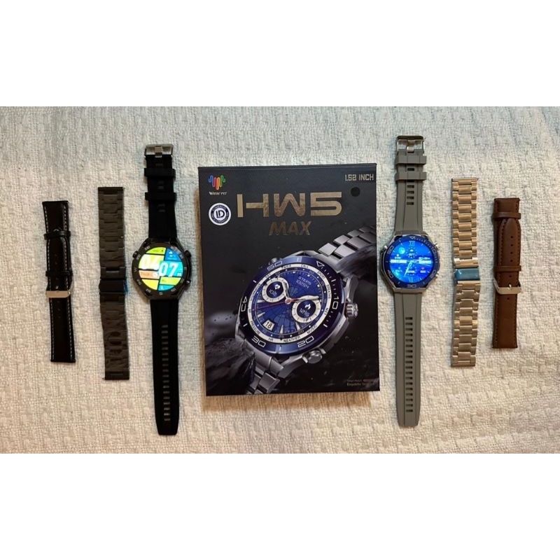Smartwatch HW5 Max - Com 3 Pulseiras | Shopee Brasil