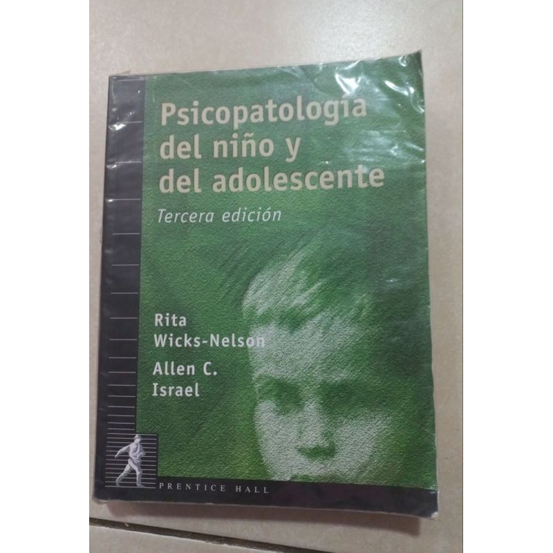 Livro Psicopatologia Del Niño Y Del Adolescente Shopee Brasil 6227