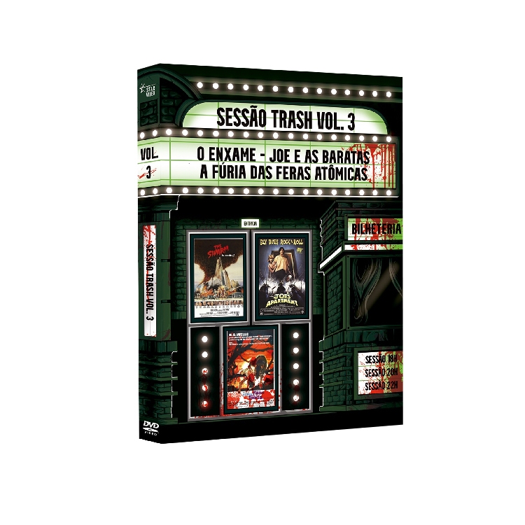 Box Dvd Sessão Trash Volume 3 ( O Enxame + Joe e as Baratas + A