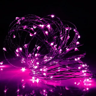 Fio De Fada LED Decoração Natalina Iluminação Cordão Romântico Decorativo Encantador De Luz 2 5 10 Metros à Pilhas Natal