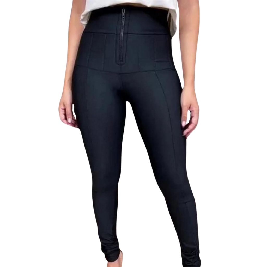 Legging Compressão de Barriga Modeladora Cintura Alta Levanta Glúteos  Fitness Feminna - PowerFit