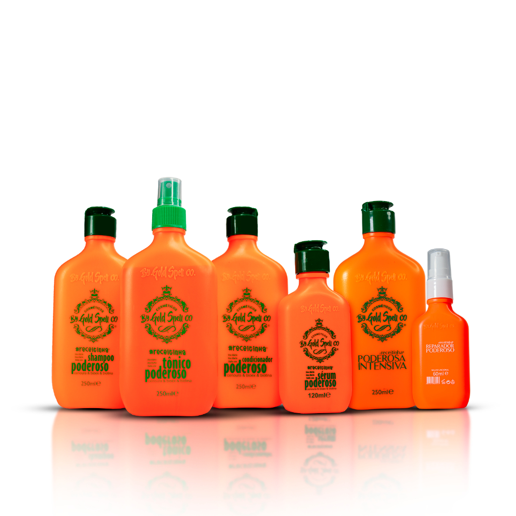 Tonico+Shampoo+Condicionador+Sérum+ Poderosa Intensiva+Reparador Poderoso