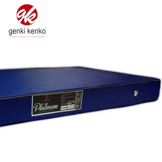 Colchão Impermeável Solteiro D33 78x188cm Branco ou Azul - Genki Kenko