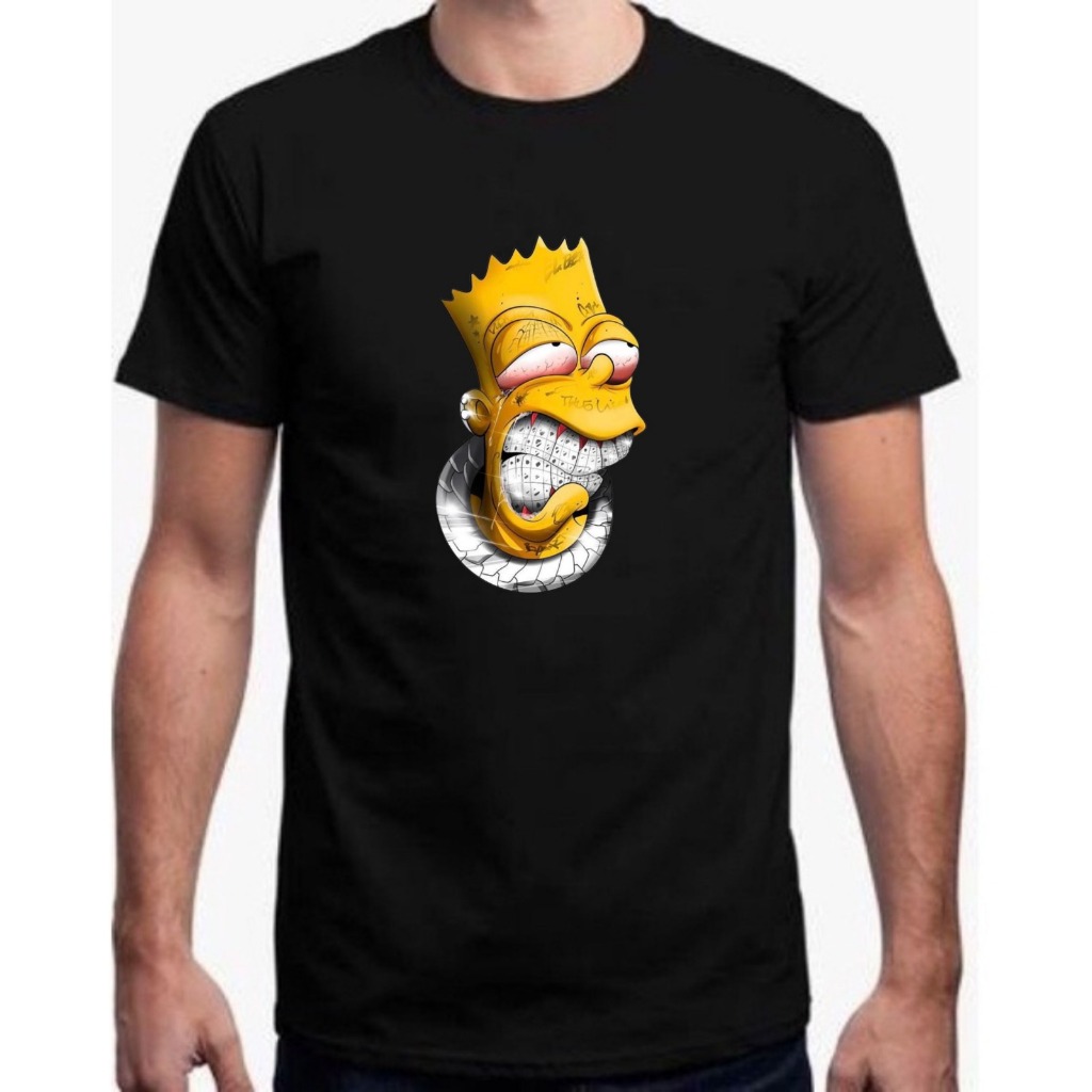 CAMISETA BART SORRISO SIMPSONS 100% ALGODÃO ENVIO RAPIDO