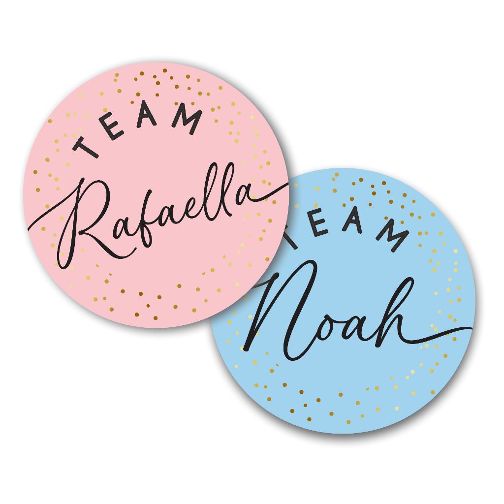 100 Adesivos Personalizados Chá Revelação, Lembrancinhas, Logo, Embalagens