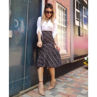 Saias Longas Evangélicas Roupas Femininas Moda Gospel 2609
