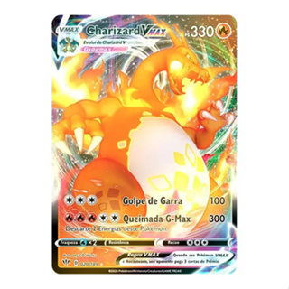 Cartinha Pikachu Pokemon Vmax, V, Gx Card Brilhante Rara