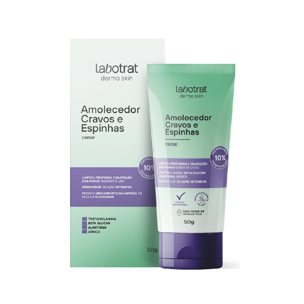 Creme Amolecedor de Cravos e Espinhas Labotrat 50g | Shopee Brasil