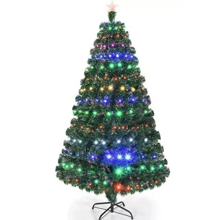 Árvore de natal Led fibra ótica Bivolt