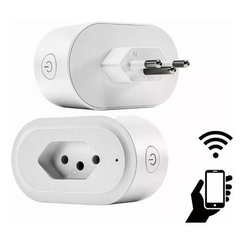 Tomada inteligente WiFi, Smart Plug Sem Fio Doméstica Multifuncional,  Controle Remoto de Eletrodomésticos Por Telefones Celulares, Interruptor