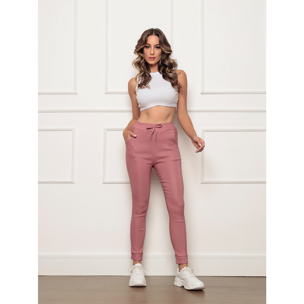 Calça Jogger blogueira feminina calça jogger diversas cores calça bengaline/ Promoçãoooooooooooo