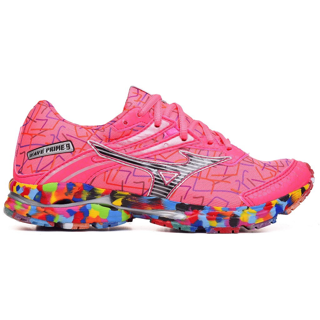 Tenis colorido cheap feminino academia