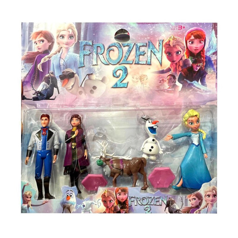 12pcs/kit Frozen Elsa Anna Princesa Kristoff Sven Olaf Figuras