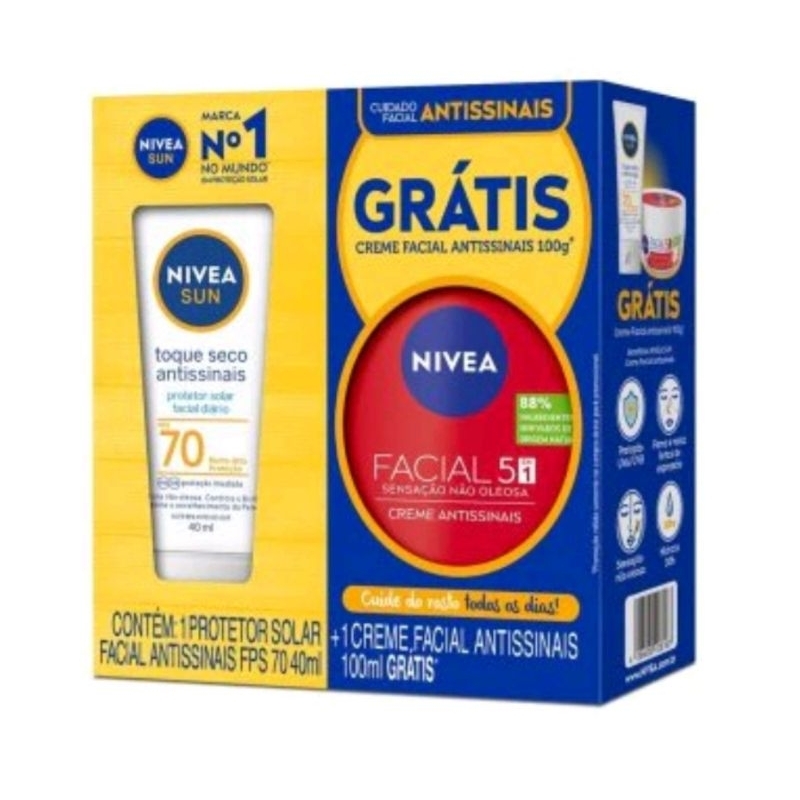 Kit Protetor Solar Fator Com Creme Facial Shopee Brasil