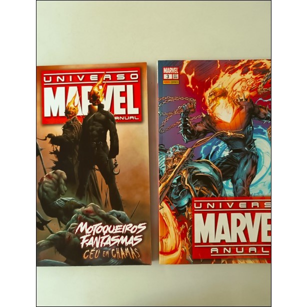 Histórias em Quadrinhos (HQ's) Universo Marvel Anual Nº3: Motoqueiro Fantasma & Universo Marvel Anual: Motoqueiro Fantasma - Céu em Chamas