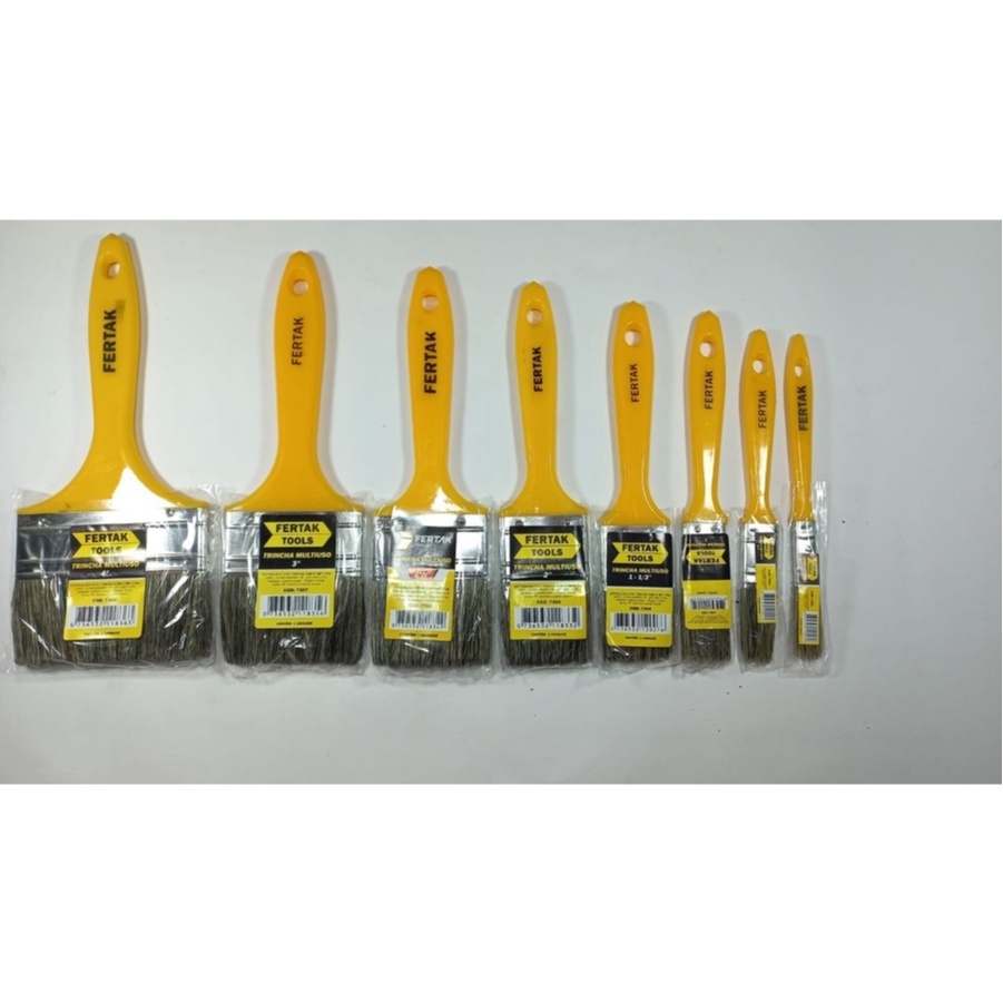Kit Pincel trincha para Pinturas em Geral Qualidade Profissional ...