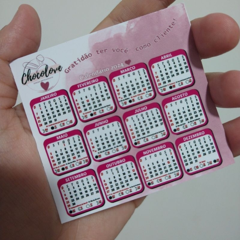Calendários 2025 - com imã de geladeira tamanho 6,5x7 100 unidades ( PREÇO DE BLACK FRIDAY)