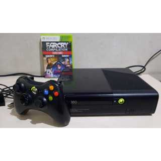 Microsoft Xbox 360 Super Slim 250gb + 3 Jogos 2 Controles Standard